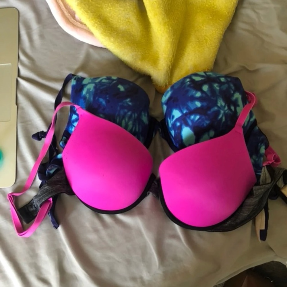 Victoria secret pink bras